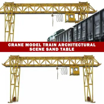  1:87 HO Мащаб Умален Модел на Кран E5 Модел Влакове Архитектурната Сцена Пясък Маса сив