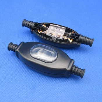  1 БР. водоустойчив вграден превключвател кабел ключ IP65 през цялата тел Сребърен контакт двоен прекъсвач Прахоустойчив прекъсвач CE ZJXXDZ 3A 250