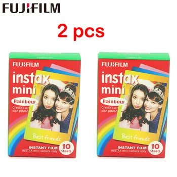  2 бр. Оригинални Fujifilm Instax Mini Instant Анимационен Филм Rainbow 2 опаковки, за да polaroid Mini 11 9 7 7 секунди 8 25 50-те 90