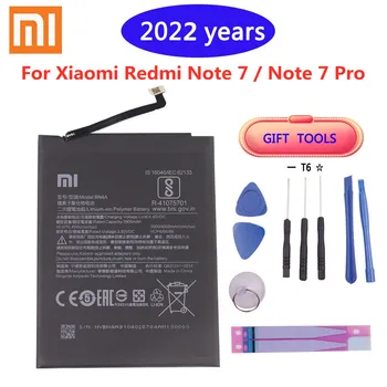  2022 година оригинална Батерия 4000 mah BN4A Телефонни Батерии За Xiaomi Redmi Note7 Note 7 Pro M1901F7C Истински Батерия За телефона + Инструмент