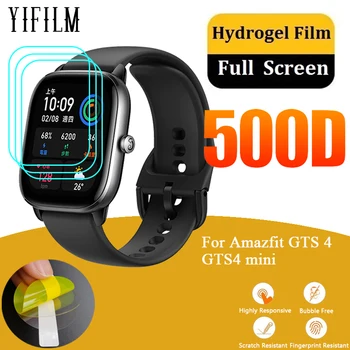  3 бр. Защитно Фолио За Часа от TPU За Amazfit GTS 4 GTS4 Mini Smart Watch Защита на Екрана HD Прозрачен Защитен Филм Не Стъкло