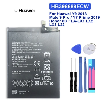 4000 ма HB396689ECW Батерия За Huawei Y9 2018/Подложки 9 Pro Подложки 9 Pro/У 7 Prime 2019/Honor 8C Honor8C FLA-LX1 LX2 LX3 L22