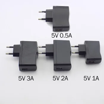  5 0.5 A 1A 2A 3A Micro USB Зарядно устройство за променлив ток в постоянен кабел за зареждане Универсален USB Адаптер за захранване 100-240 v Изход за Телефон Power Bank