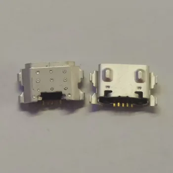  50-100 бр Micro USB 5Pin Конектор Конектор За Данни За Samsung Galaxy А01 A015 A015F/DS A015V M01 M015 M015F кабел за зареждане конектор