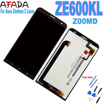  6,0 см За Asus Zenfone 2 Laser ZE600KL Z00MD LCD Дисплей, Дигитайзер, Тъч Екран Панел Стъкло Сензор В Събирането на Замяна