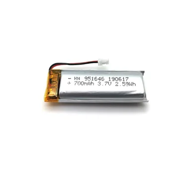  951646 Акумулаторна батерия Липо полимерни батерии 3.7 V акумулаторна батерия 700mAh за част mp3 GPS произведено електронна