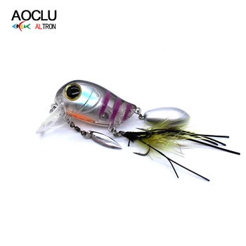  AOCLU Воблери Супер Качество 6 Цвята 40 мм 8,1 грама Плаващ Покрив Вода е Твърда Стръв Лещанка Shad Воблер Риболовна Стръв на Въдица