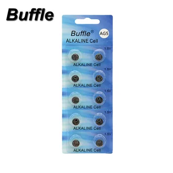  Buffle 10шт 60 mah Капацитет на Бутона Монети Батерии G5 AG5 393A LR754 SR754W