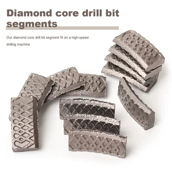  DC-XDSCB01 X формата на диамантения корончатого тренировки сегменти 24x3,5x10 mm мокро пробиване на бетон