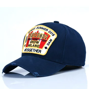  DSQICOND2 Новата Висококачествена Марка бейзболна шапка за Мъже и Жени, Лятна бейзболна шапка с Надпис ICON, Ежедневни Градинска Памучен DSQ, Шапка за Татко, Шапка
