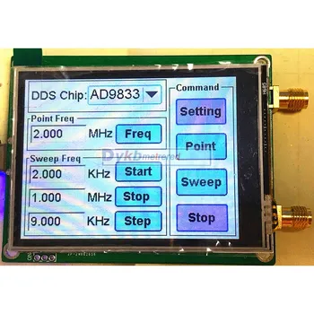  DYKB AD9833 AD9844 Генератор на сигнали DDS източник на сигнал Синусоидальная вълна триъгълна вълна квадратна вълна честотата на почистване сензорен дисплей
