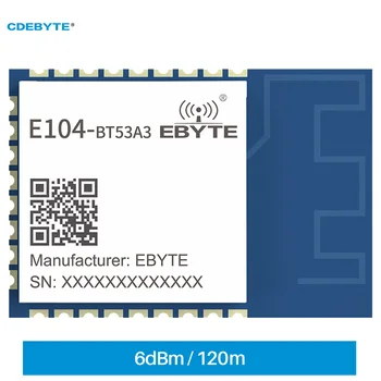  EFR32BG22 Безжичен модул Bluetooth BLE5.2 6dBm E104-BT53A3 Cortex-M33 Вграден кварцов генератор SMD модул BT5.2 ISM 2.4ghz