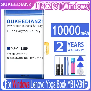  GUKEEDIANZI Взаимозаменяеми Батерия L15C2P31 10000 ма за Lenovo Yoga Book YB1-X91F X91L X91X YB1-X90F Серия