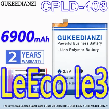  GUKEEDIANZI Висока Батерия CPLD-403 6900 ма За Letv LeEco Coolpad Cool1 Cool 1 Двойна le3 LeRee R116 C106 C106-7 C106-9 C103