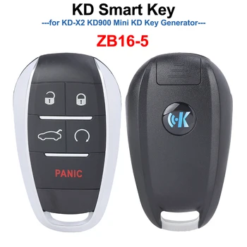  KEYDIY ZB16-5 KD умно дистанционно Универсален ключ KD Авто Кола ключодържател за KD-X2 Генератор на ключове, ZB16-5 е подходящ за повече от 2000 модели