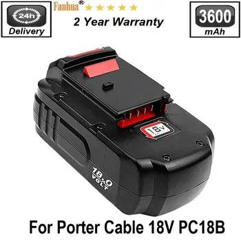  PC18B 3.6 Ah NiMH Подмяна на кабел Porter 18 Батерия PC188 PC18B-2 PC18BLEX PCC489N Безжични електрически инструменти В 18 със зарядно устройство