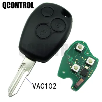  QCONTROL Авто Дистанционно Ключ Костюм за Renault Megane Modus Clio, Kangoo Logan Sandero Duster PCF7946/PCF7947/7A Чип VAC102 нож