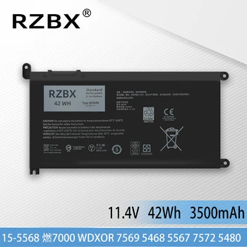  RZBX WDXOR WDX0R Батерия за лаптоп Dell P69G001 P58F001 P92G P61F P86F P66F INS 13MF PRO-D1508TS 13MF-D1208TA 15MF-D1508TA P75G