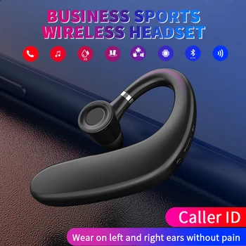  S109 Bluetooth Слушалки Едностранно Подвесное Ухото Безжична Bluetooth Слушалка Микрофон Стерео Слушалки Със Спортен Слушалки Бизнес