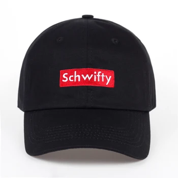  Schwifty Татко шапката е 100% Памук Писмо бейзболни шапки, Бродирани, за жени, за мъже Аниме възстановяване на предишното положение открит шапки s