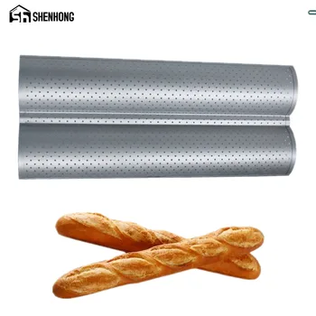  SHENHONG 100% Храни Въглеродна Стомана 4 Слот 2 Слот Вълна Френски хартия за Печене За Печене на Хляб За Франзела Форма За Печене Тава Баннетон