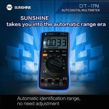  SUNSHINE DT-17N точност ръководят LCD дисплей на Цифров Мултицет 35/6 Автоматично Инструмент AC DC Напрежение Измерване на Съпротивлението на Тока