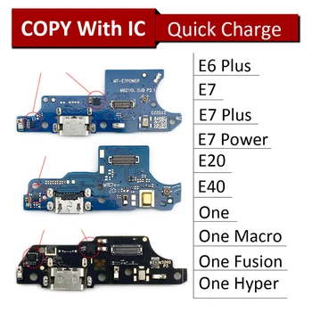  USB Зарядно зарядно устройство ще захранване на Док Станция Порт Такса Конектор Гъвкав Кабел За Motorola Moto E40 E20 E6 Plus E7 Power One Hyper Fusion Macro Plus