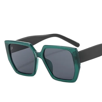  UV400 Квадратни Модни Слънчеви Очила за Жени Тенденция на Корейски Слънчеви Очила 2022 Луксозни Маркови Очила Женски Мъжки Мъжки слънчеви Очила