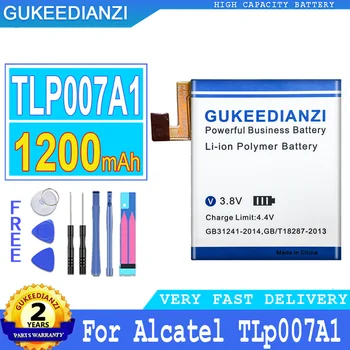  Батерия GUKEEDIANZI капацитет 1200 ма батерия за Alcatel TLp007A1 Голяма Мощност Bateria