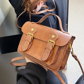  Висококачествена чанта в стил ретро 2022, есенно-зимна Нова Дамска чанта, Популярна чанта-месинджър, чанта на рамото