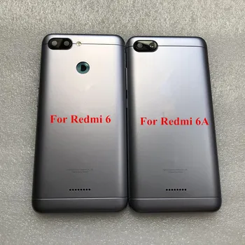  Делото на Отделението за батерията Врата Тяло + Обектив + Странични бутони Бутони Резервни Части За Xiaomi Redmi 6 6A