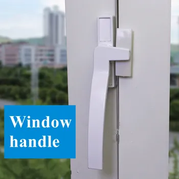  Дръжка прозорец на крилото от алуминиева сплав капаче от пластмасова стоманена откриващата вратата на заключване на прозореца обтегач резервни части прозорец корк