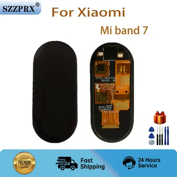  За Xiaomi Mi Band 7 смарт гривна LCD дисплей ремонт на екрана на дисплея + сензорен екран, с NFC