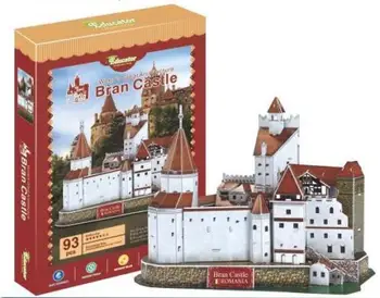  Кандис ти 3D пъзел направи си САМ хартиена играчка модел Румъния булидинг Замък от Трици играчка световната архитектура рожден ден Коледен подарък 1 бр.