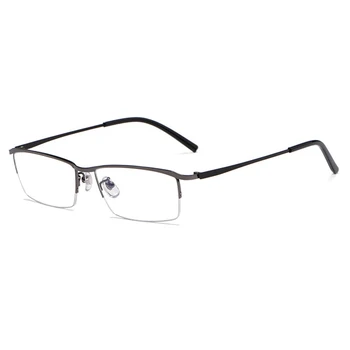  Компютърни Очила с Половин Рамки за Бизнес Унисекс Анти-Сини Леки Предпазни Очила Класически Правоъгълни Лещи на Очите да се Носят FS99