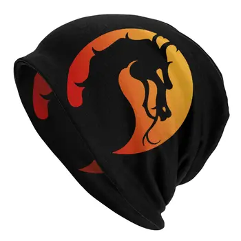  Логото На Mortal Kombat Mk11 Слот Шапки-Абсорбатори Възли Шапки Хип-Хоп Ски Тюбетейки Шапки, Шапки Унисекс Летните Топли Многофункционални Шапки
