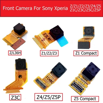  Малък модул предна камера За Sony Xperia Z L36H/Z1 L39h/Z2/Z3/Z4/Z5/Z1 mini/Z3C/Z5C/Z5 Премия Малка Предна камера Гъвкав кабел