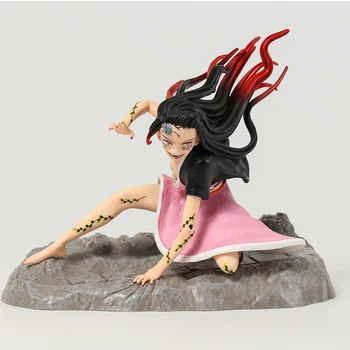  Модел Открита Demon Slayer: Kimetsu no Yaiba Незуко Камадо Кървава Демон Изкуство PVC Фигурки са подбрани Статуя Играчка
