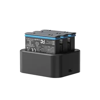  Най-Новата Батерия Бързо Зарядно Устройство Hub Поставка За Зареждане Е Съвместима С Insta360 Shadowstone Action Camera X3 Power Accessories