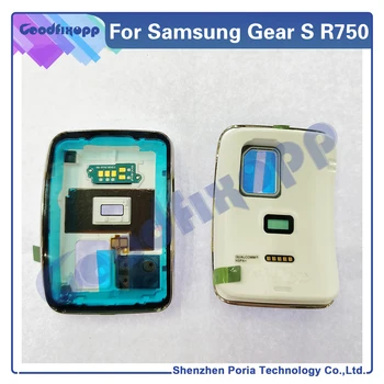  Нов Корпус на Смарт Часа За Samsung Gear ' S R750 SM-R750 Предната LCD рамка на Задния Капак на Отделението за батерията + Жак за зареждане Заплата