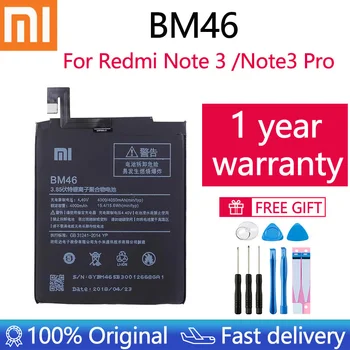  Нов Оригинален BM46 Батерия с Висок капацитет 4000 mah За Мобилен телефон BM46 За Xiaomi Redmi Note 3 note3 Pro/Prime Battery + Безплатни Инструменти