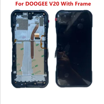  Нов Оригинален DOOGEE V20 LCD Дисплей С Рамка + Сензорен Екран Дигитайзер В Събирането на Смяна на Стъкло За вашия Телефон Doogee V20