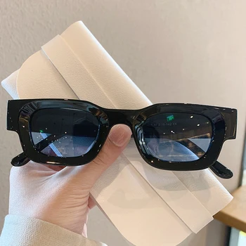  Нови Слънчеви Очила с Овални Рамки UV400, Мода, Модни Мъжки И Дамски слънчеви Очила, Пъстри, в стил хип-хоп, Топ, Маркови и Дизайнерски Очила за Мъже И Жени
