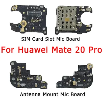  Оригиналът е За Huawei Капитан 20 Pro Слот За SIM-Карти Сигнална Антена за Монтиране на Микрофон Такса Гъвкав Микрофон Конектор Подмяна на Резервни Части