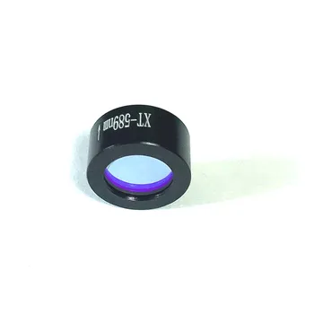  По-тясна лента филтър 589 нм Оптични Филтри с Диаметър 12 мм Универсално приложение За лазерен уред за машинно зрение