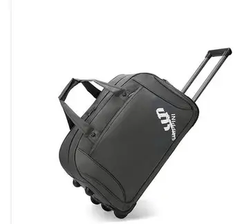  Пътна чанта-тролей, водоустойчив Оксфорд Чанта за багаж с Колела, Чанта за багаж, куфар на колела, Бизнес Пътните чанти на колела