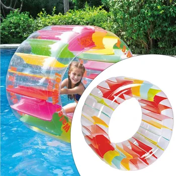  Раздувной топчета преобръщане на плувка ролков вода 36инч гигантски Играчки басейна деца играчка валяк за трева пълзене