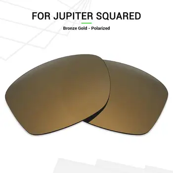  Сменяеми Поляризирани лещи SNARK за Слънчеви очила Oakley Jupiter Squared Бронз Злато