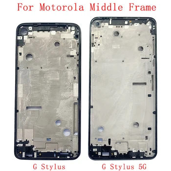  Средната Рамка LCD Дисплей Bezel Плоча Панел Корпус на Шаси За Motorola Moto G Stylus 5G Телефон Метална Средната Рамка на резервни Части За Ремонт на