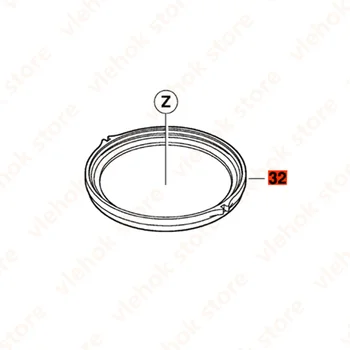  Фрикционное пръстен за BOSCH GEX125-1A GEX125-1AE 2609170077 Аксесоари за електрически инструменти, резервни Части за лаптопи